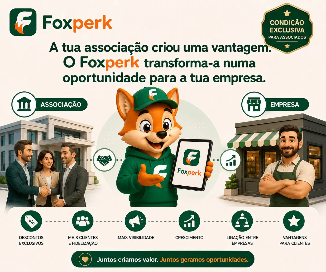 Foxperk - beneficios para associados
