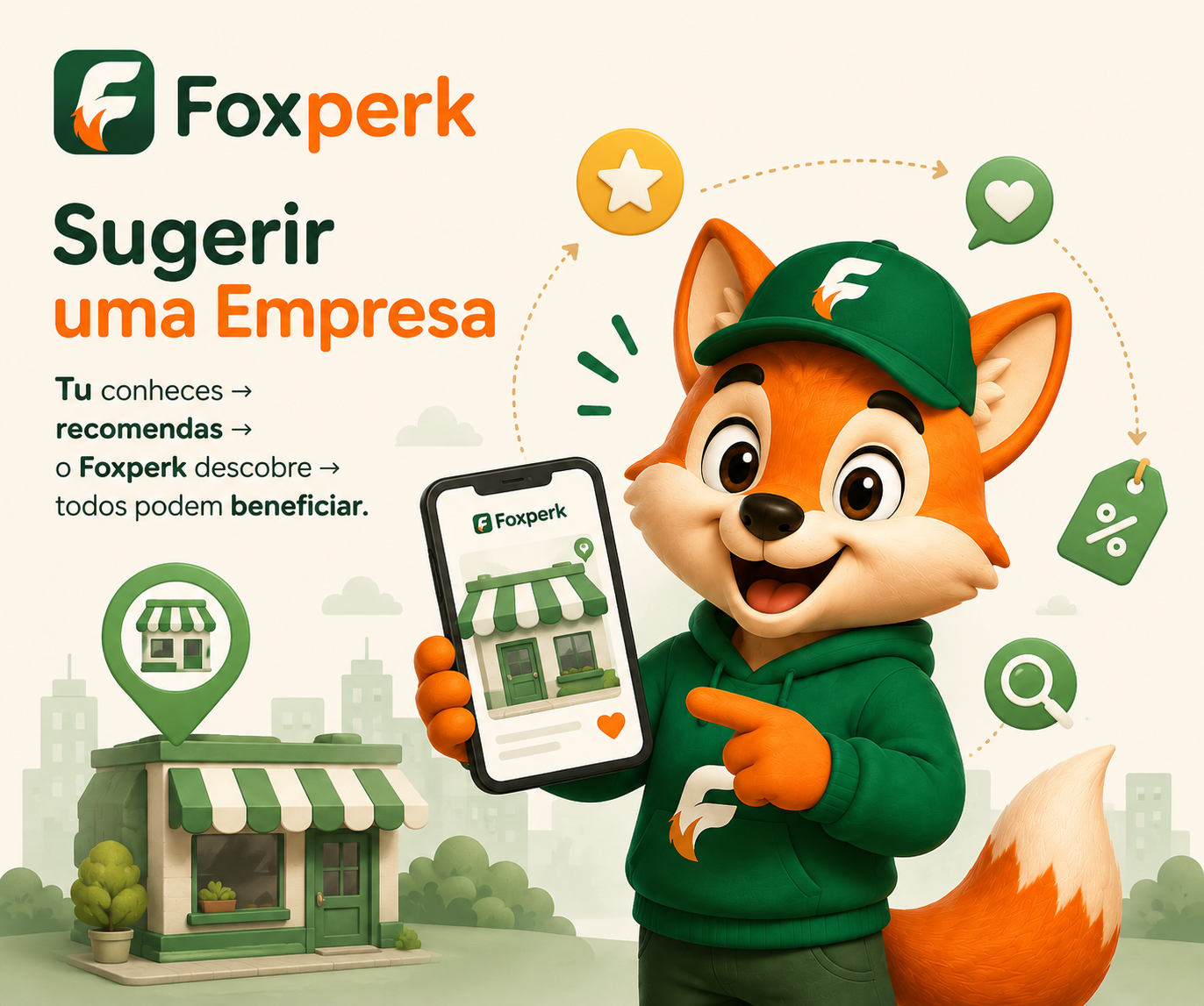 Foxperk - Sugerir uma Empresa
